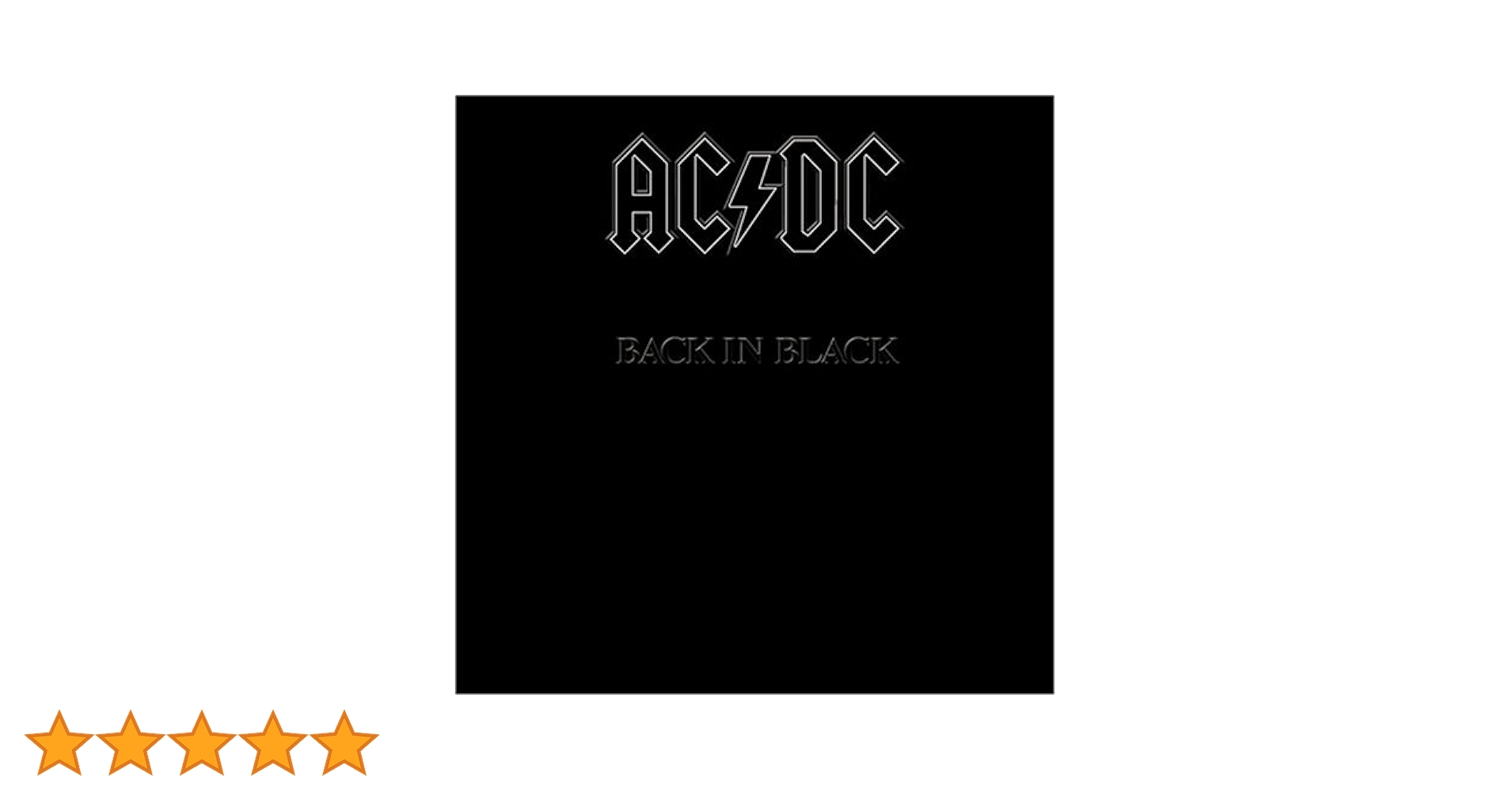 【美品】　帯付き　AC/DC バック・イン・ブラック Amazon.co.jp: バック・イン・ブラック: ミュージック